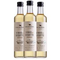 Kit 3 Garrafas de Vinho Branco Casa Madeira para Risotto Chardonnay 500ml Kit 3 Garrafas de Vinho Branco Casa Madeira para Risotto Chardonnay 500ml