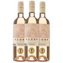 Kit 3 Garrafas de Vinho Rosé Adobe Reserva Rosé Orgânico 750ml Kit 3 Garrafas de Vinho Rosé Adobe Reserva Rosé Orgânico 750ml
