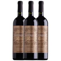 Kit 3 Garrafas de Vinho Tinto Casa Valduga Naturelle Reserva 750ml