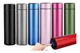 kit 3 Garrafas Térmica Inteligente Termômetro Digital 500ml kit 3 Garrafas Térmica Inteligente Termômetro Digital 500ml