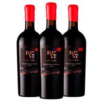 Kit 3 Garrafas Vinho Tinto Dal 1947 Primitivo di Manduria 750ml