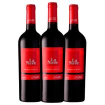Kit 3 Garrafas Vinho Tinto La Nave Primitivo 750ml