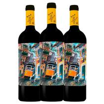 Kit 3 Garrafas Vinho Tinto Porta 6 750ml