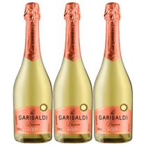 Kit 3 Gaseificado S/ Álcool Garibaldi Prosecco Branco- 750mL