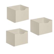 Kit 3 Gavetas para Nicho Organizador Retrô e Rodizio Qmovi Kit 3 Gavetas para Nicho Organizador Retrô e Rodizio Qmovi