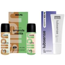 Kit 3 Gel Beijavel Amarula Menta Dessensibilizante Conforta