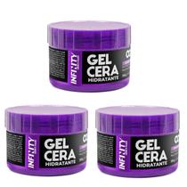 Kit 3 Gel Cera Hidratante 300g - Infinity Kit 3 Gel Cera Hidratante 300g - Infinity