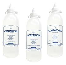 Kit 3 - Gel Condutor Clinico Neutro Para Ultrassom De 250 ML