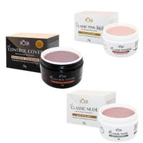 Kit 3 Gel De Construção Alongamentos Unhas 30g - Vólia