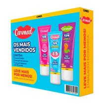 Kit 3 Gel Dental Infantil Carmed Fini Beijos Dentadura Minhocas 70g Cada Kit 3 Gel Dental Infantil Carmed Fini Beijos Dentadura Minhocas 70g Cada