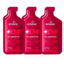 Kit 3 Gel Energético Emana +Km Cafeína Sabor Açaí com Guaraná 40g Kit 3 Gel Energético Emana +Km Cafeína Sabor Açaí com Guaraná 40g