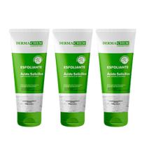 Kit 3 Gel Esfoliante Rosto Skin Care Pele Oleosa Dermachem 100g