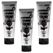 Kit 3 Gel Facial Peel Off Vitamin Argila Negra Dermachem 60g Kit 3 Gel Facial Peel Off Vitamin Argila Negra Dermachem 60g