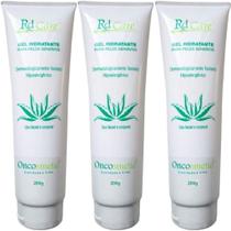Kit 3 Gel Hidratante Oncosmetic 200g Hipoalergênico P/ Peles Sensíveis