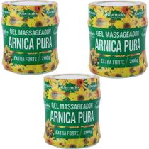 Kit 3 Gel Massageador Arnica Pura Extra Forte