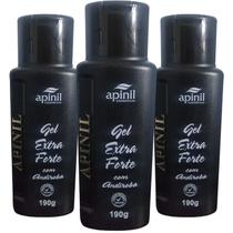 Kit 3 Gel Massageador Extra Forte Com Andiroba 190g Apinil Kit 3 Gel Massageador Extra Forte Com Andiroba 190g Apinil