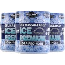 Kit 3 Gel Massageador Ice Premium Extra Forte com Ora-Pro-Nóbis