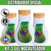 Kit 3 Gel Massageador Nocauteador Dokmos 200g