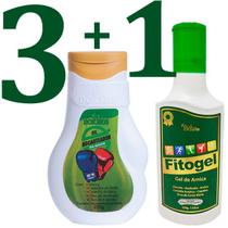 Kit 3 Gel Nocauteador Massageador Dokmos e 1 Fitogel com arnica copaiba castanha da india