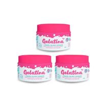 Kit 3 Gelatina 300g Quero Cachos Mahair Modelador de Cachos Kit 3 Gelatina 300g Quero Cachos Mahair Modelador de Cachos