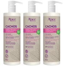 Kit 3 Gelatina Apice Ativadora De Cachos Umidificadora Cabelos Cacheados Profissional 500ml Kit 3 Gelatina Apice Ativadora De Cachos Umidificadora Cabelos Cacheados Profissional 500ml