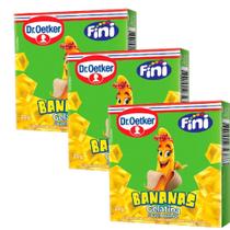 Kit 3 Gelatina Fini Bananas Dr. Oetker 20gr Kit 3 Gelatina Fini Bananas Dr. Oetker 20gr