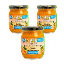 Kit 3 Geleia De Damasco Zero Acucar 200G Doces Vovó