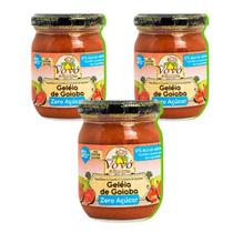 Kit 3 geleia de goiaba zero acucar 200g doces vovó