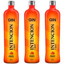 Kit 3 Gin Doce Morango e Pessego Intencion 900ml Kit 3 Gin Doce Morango e Pessego Intencion 900ml