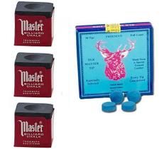 Kit 3 Giz Master Preto e 4 Solas Master Macia