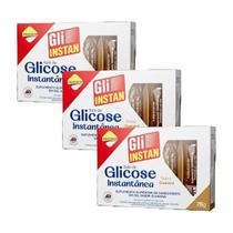 Kit 3 Glicose Instantânea 75G Guaraná Suplemento Alimentar
