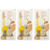 Kit 3 Glicoside - Suplemento Vitaminico Para Cães E Gatos 120ml Kit 3 Glicoside - Suplemento Vitaminico Para Cães E Gatos 120ml