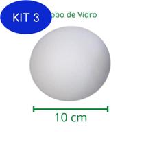 Kit 3 Globo Esfera Bola Vidro Luminária Arandela Pin 1640