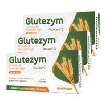 Kit 3 Glutezym Auxilia na Digestão do Glúten 20 Cápsulas Maxinutri