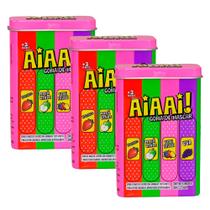 Kit 3 Goma de Mascar Aiaai Kids Zone com 18 Unidades de 2,5g cada Kit 3 Goma de Mascar Aiaai Kids Zone com 18 Unidades de 2,5g cada