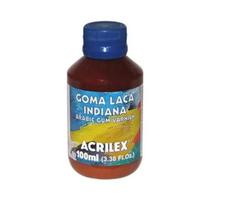 Kit 3 Goma Laca Indiana 100ml Acrilex Kit 3 Goma Laca Indiana 100ml Acrilex