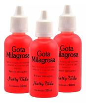 Kit 3 Gota Milagrosa Para Pés Rachados Natty Vida - 30ml