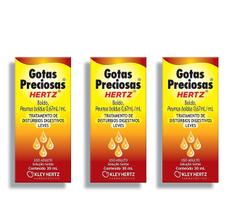 Kit 3 Gotas Preciosas 30ml Kley Hertz