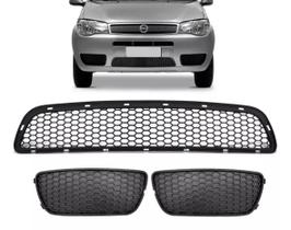 Kit 3 Grade Parachoque Palio 2004 2005 2006 2007 2008 2009