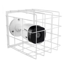 Kit 3 Grades Proteção Câmeras Segurança Aço Protetor Externo Cor Branco Kit 3 Grades Proteção Câmeras Segurança Aço Protetor Externo Cor Branco