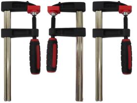 Kit 3 Grampos P/ Carpinteiro Tipo Sargento 150x50x210mm Onetools