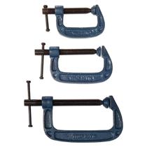 Kit 3 Grampos Sargento Tipo C 50 A 100Mm Para Marceneiro Kit 3 Grampos Sargento Tipo C 50 A 100Mm Para Marceneiro