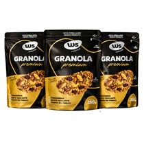 Kit 3 Granola Premium WS NATURAIS 250g