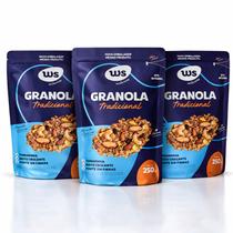 Kit 3 Granola Tradicional WS NATURAIS 250g