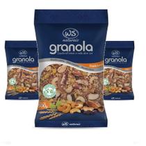Kit 3 Granolas Tradicional Ws Naturais 500G Kit 3 Granolas Tradicional Ws Naturais 500G