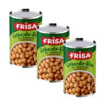 Kit 3 Grão De Bico Frisa Em Conserva 260g