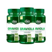 Kit 3 Graviola Unilife 60 comprimidos 1000mg
