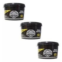 Kit 3 Graxa Grafitada 500g Coifas Homocinéticas Gitanes