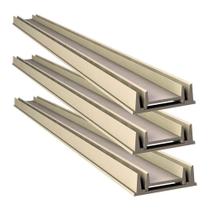 Kit 3 Grelha Invisivel Rebaixada 3269X3GDA com Caixilho Bege para Drenagem GDA Industria