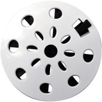 Kit 3 Grelha Redonda com Diâmetro de 9,7cm em Pvc Modelo Ii Astra